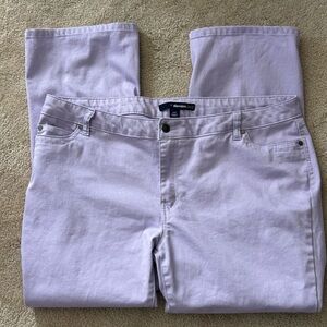 Denim 24/7 Women's Lavender Straight Leg Jeans